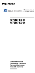 Pentair DigiTrace RAYSTAT-EX-04 Bedienungsanleitung