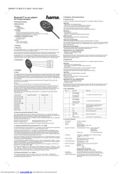 Hama 00035678 Bedienungsanleitung