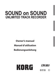 Korg SoundOnSound Bedienungsanleitung