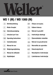 Weller WD 1 M Betriebsanleitung
