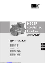 bock HGX22P/110-4 CO2 Betriebsanleitung