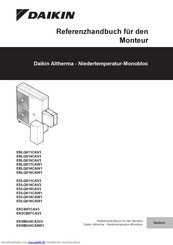Daikin alterma EBLQ011CAW1 Referenzhandbuch Für Den Monteur