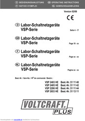 VOLTCRAFT PLUS VSP 2653 HE Bedienungsanleitung