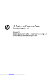 HP HP 47U 600x1075 mm Enterprise Shock Rack Benutzerhandbuch