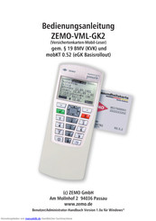 ZEMO VML-GK2 Bedienungsanleitung