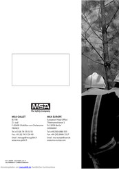 MSA F2 X-TREM Bedienungsanleitung
