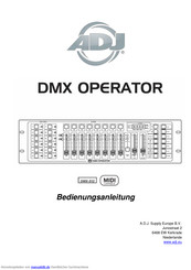 ADJ DMX OPERATOR Bedienungsanleitung