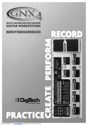 DigiTech GNX4 Benutzerhandbuch