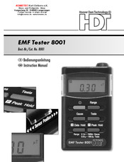 HDT EMF Tester 8001 Bedienungsanleitung