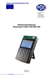 PCE Instruments PCE-SMT 200 Bedienungsanleitung