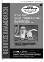 Intex Krystal Clear FP622R Benutzerhandbuch