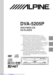 Alpine DVA-5205P Bedienungsanleitung