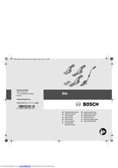 Bosch ISIO Originalbetriebsanleitung