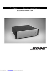 Bose FreeSpace 4400 Bedienungsnanleitung