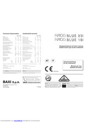 Baxi Luna BLUE 18i Gebrauchsanleitung