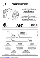 Mecc Alte AR1 Handbuch