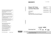 Sony Handycam CX760VE Bedienungsanleitung
