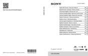 Sony Cyber-shot DSC-RX100 Gebrauchsanleitung