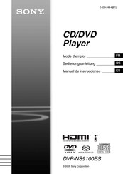 Sony DVP-NS9100ES Bedienungsanleitung