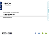 Denon DN-500AV Bedienungsanleitung