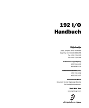 DigiDesign 192 I/O Handbuch