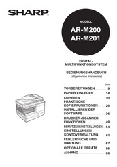 SHARP AR-M200 Bedienungshandbuch