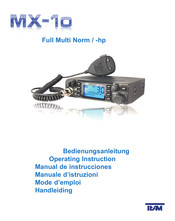 Team Electronic MX-10 Bedienungsanleitung