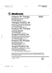 Medtronic ProstivaRF Therapy 8930 Bedienungsanleitung