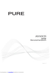 pure Avanti flow Benutzerhandbuch