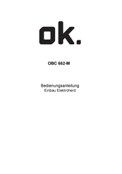 OK. OBC 662-M Bedienungsanleitung