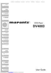 Marantz DV4003 Bedienungsanleitung