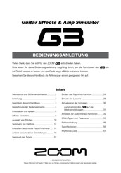 Zoom GB Bedienungshandbuch