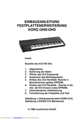 Korg i2HD Bedienungsanleitung