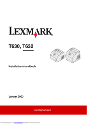 Lexmark T630 Installationshandbuch