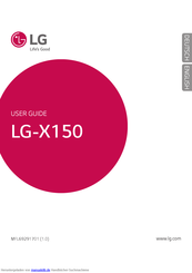 LG X150 Benutzerhandbuch