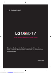 LG SIGNATURE OLED77W7 Handbuch
