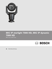 Bosch MIC IP starlight 7000 HD Betriebsanleitung