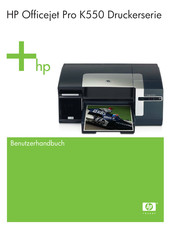 Hp Officejet Pro K550 Benutzerhandbuch