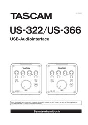 Tascam US-322 Benutzerhandbuch