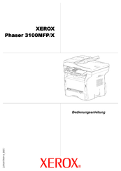 Xerox Phaser 3100MFP Bedienungsanleitung
