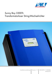 SMA Sunny Boy 3300TL Installationsanleitung