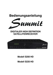 Summit S200 HD Bedienungsanleitung