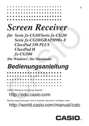 Casio ClassPad II Bedienungsanleitung