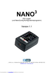 LXNAV NANO3 Handbuch