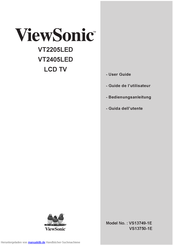 ViewSonic VT2205LED Bedienungsanleitung