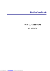Medion MD 40830 CW Handbuch