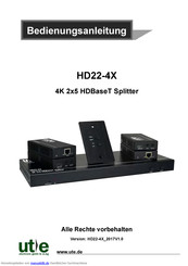 ute HD22-4X Bedienungsanleitung