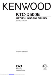 Kenwood KTC-D500E Bedienungsanleitung
