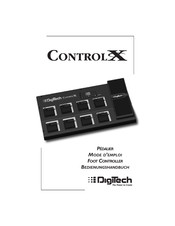 DigiTech Control X Bedienungshandbuch