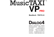 Dialog4 Music Taxi VP Pro Handbuch